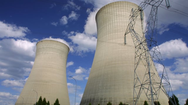 Ein Kernkraftwerk. Ein Kernkraftwerk.