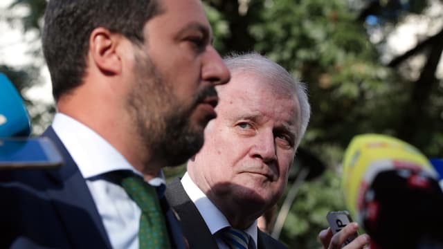 Seehofer und Salvini Seehofer und Salvini