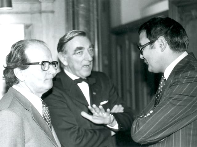 Tista Murk a chaschun dal «Dil parlament» cun Albert Ryser e Columberg Dumeni. Tista Murk a chaschun dal «Dil parlament» cun Albert Ryser e Columberg Dumeni.