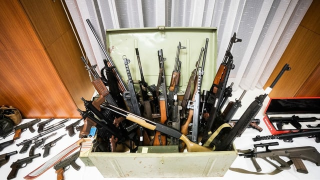 Gefundene Waffen Gefundene Waffen