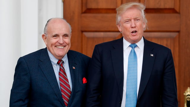 Rudy Giuliani und Donald Trump Rudy Giuliani und Donald Trump