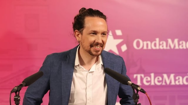 Pablo Iglesias, der Kandidat von Podemos. Pablo Iglesias, der Kandidat von Podemos.