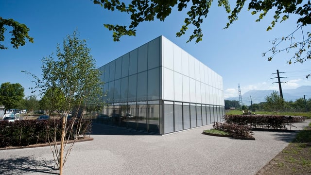 Das biologische Sicherheitslabor auf dem Gelände des Labors Spiez von aussen. Das biologische Sicherheitslabor auf dem Gelände des Labors Spiez von aussen.
