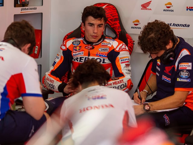 Weltmeister Marc Marquez. Weltmeister Marc Marquez.