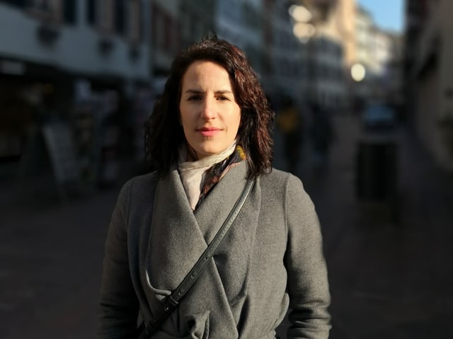 Sarina Pensa, la City-Managera da la citad da Rheinfelden. Sarina Pensa, la City-Managera da la citad da Rheinfelden.