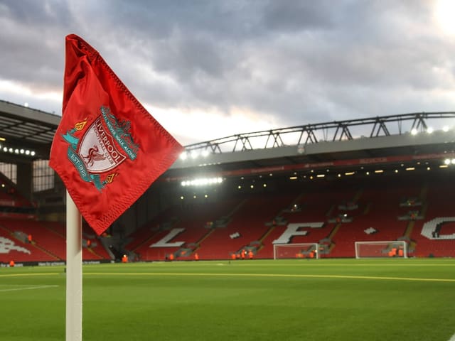 Die Anfield Road, Heimstätte des FC Liverpool. Die Anfield Road, Heimstätte des FC Liverpool.