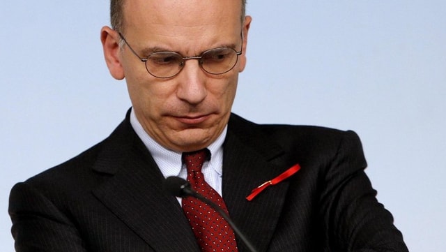 Regierungschef Enrico Letta. Regierungschef Enrico Letta.