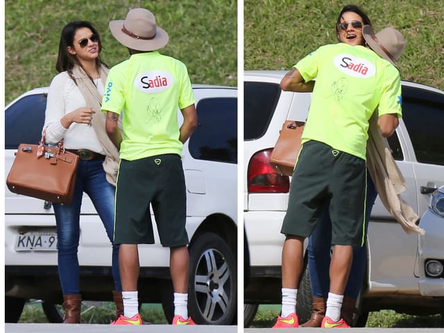 Neymar mit seiner Freundin