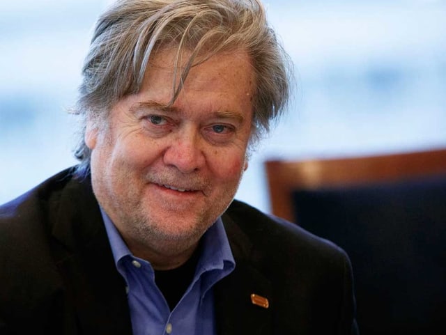 Steve Bannon wurde vom neuen US-Präsidenten Donald Trump zum Chefstrategen ernannt.