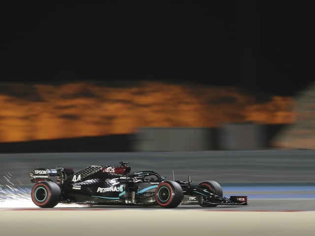 Hamilton in Bahrain Hamilton in Bahrain