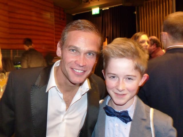 Joshua Broger mit Renzo Blumenthal