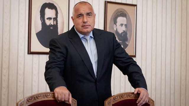 GERB-Parteichef Parteichef Boiko Borissow GERB-Parteichef Parteichef Boiko Borissow