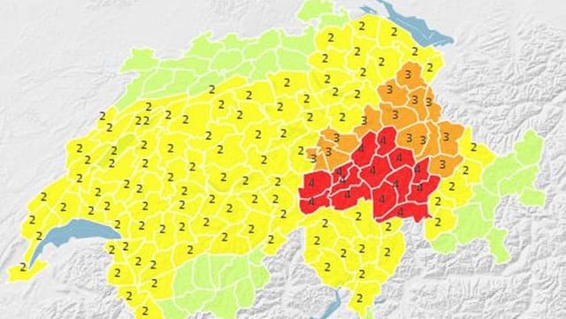 carta geografica da la Svizra carta geografica da la Svizra