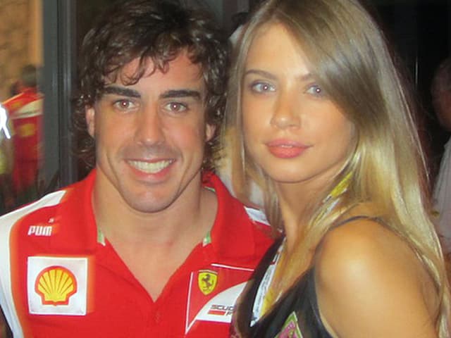 Fernando Alonso und Xenia Tchoumitcheva Fernando Alonso und Xenia Tchoumitcheva