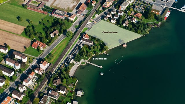 Die Oeschwiese aus der Vogelperspektive. Die Oeschwiese aus der Vogelperspektive.