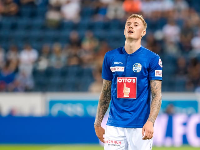 Mittelfeldspieler Marvin Schulz. Mittelfeldspieler Marvin Schulz.