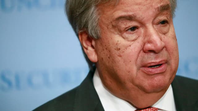 UNO-Generalsekretär António Guterres UNO-Generalsekretär António Guterres