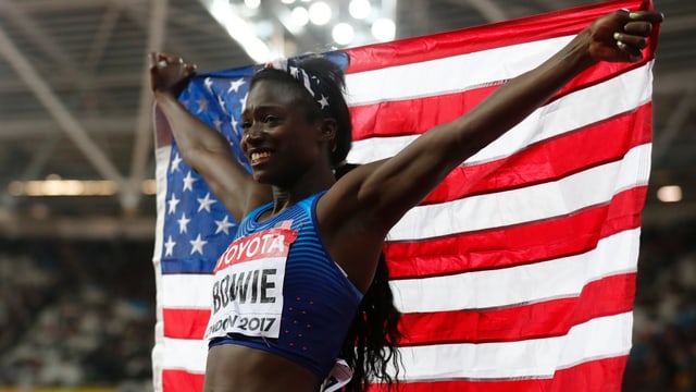 Tori Bowie. Tori Bowie.