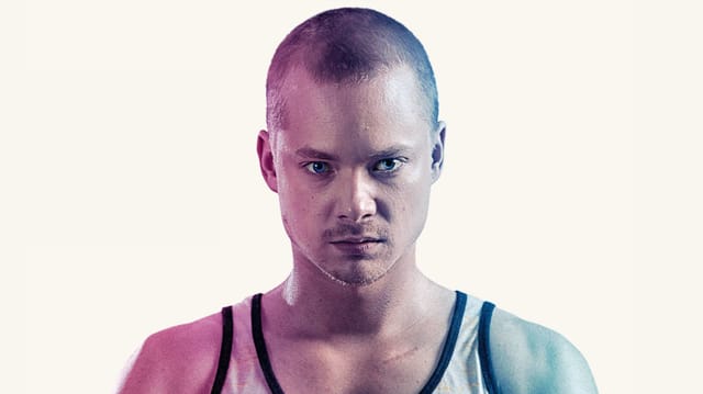 Nahaufnahme von Sven Schelker im Rahmen des Films «Goliath». Nahaufnahme von Sven Schelker im Rahmen des Films «Goliath».