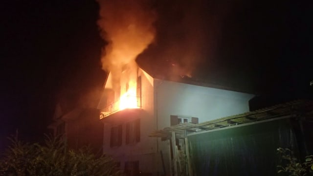 Haus in Flammen Haus in Flammen