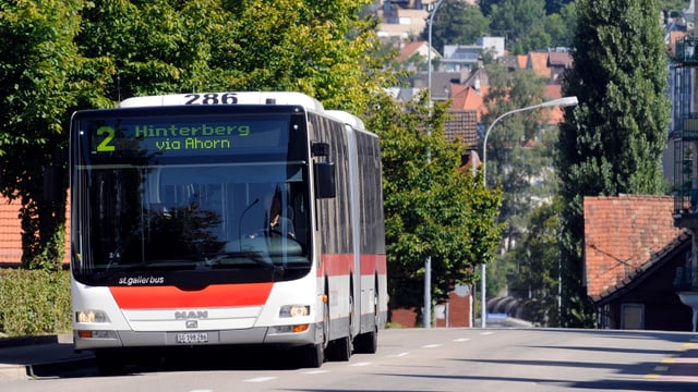 Bus auf Strasse Bus auf Strasse