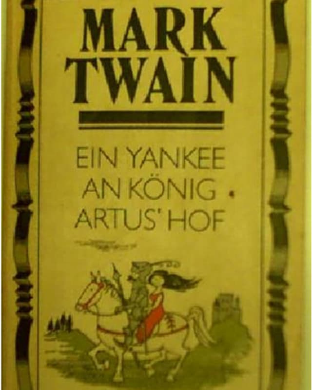 Buchumschlag: EIn Ritter und ein Mädchen auf einem Pferd. Buchumschlag: EIn Ritter und ein Mädchen auf einem Pferd.
