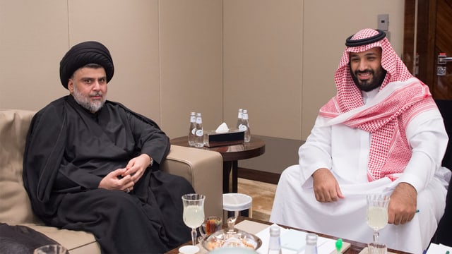 Sadr mit Kronprinz Mohammed Sadr mit Kronprinz Mohammed