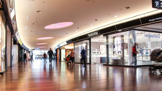 Blick in das Einkaufszentrum Blick in das Einkaufszentrum