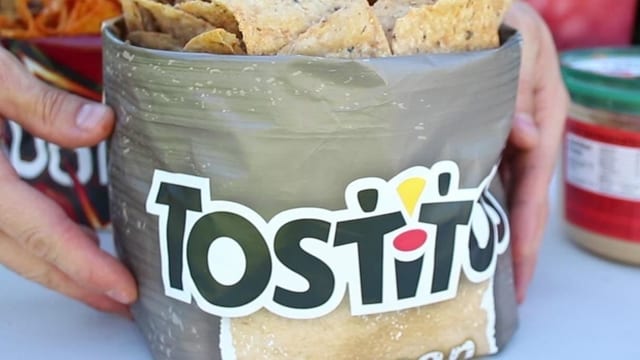 Chipstüten-Schüssel Chipstüten-Schüssel