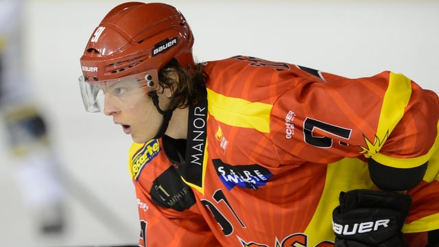 Kevin Lötscher im Dress des HC Sierre. Kevin Lötscher im Dress des HC Sierre.
