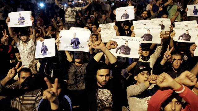 Proteste in Al-Hoceima am 1. Juni. Proteste in Al-Hoceima am 1. Juni.