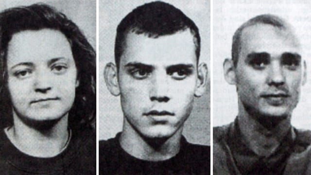 Das NSU-Terrortrio (v.l.n.r.): Beate Zschäpe, Uwe Böhnhardt, Uwe Mundlos Das NSU-Terrortrio (v.l.n.r.): Beate Zschäpe, Uwe Böhnhardt, Uwe Mundlos