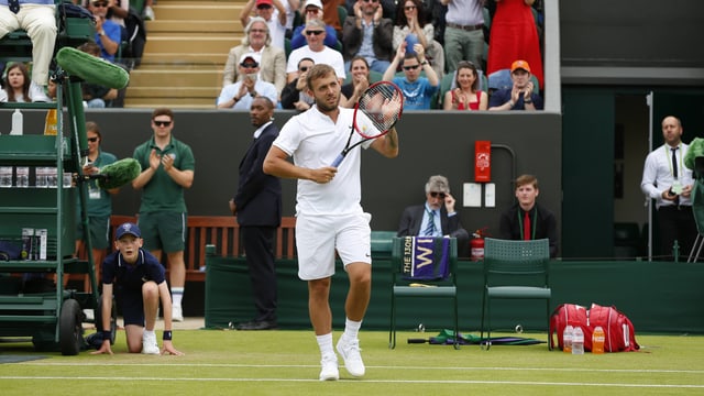 Der Tennisspieler Daniel Evans. Der Tennisspieler Daniel Evans.