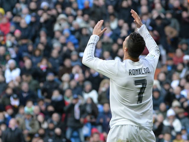 Ronaldo verwirft die Hände