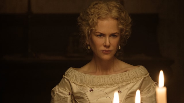 Schauspielerin Nicole Kidman bei Kerzenlicht. Schauspielerin Nicole Kidman bei Kerzenlicht.