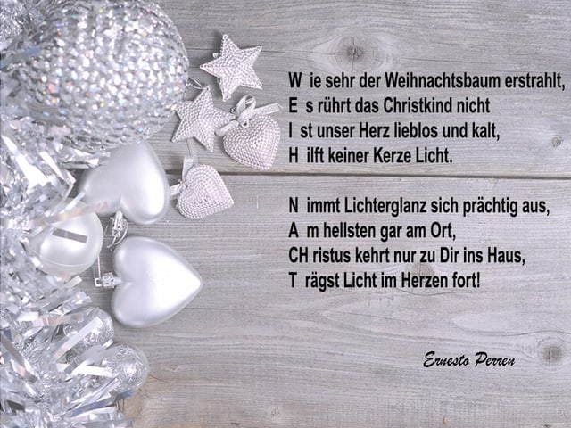 Adventsgedichte Drei Siegergedichte Und Jede Menge Weihnachts Poesie Radio Srf Musikwelle Srf