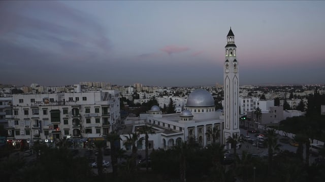 Blick über Tunis. Blick über Tunis.