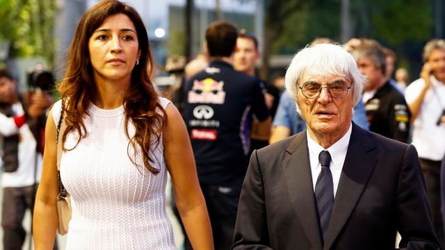 Bernie Ecclestone und Fabiana Flosi Bernie Ecclestone und Fabiana Flosi