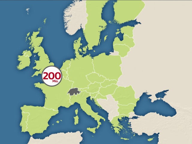 Karte mit allen EU-Mitgliedstaaten.