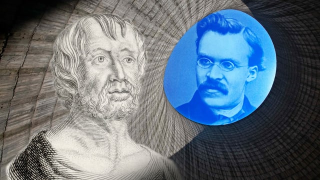 Bildmontage von zwei Philosophen Bildmontage von zwei Philosophen