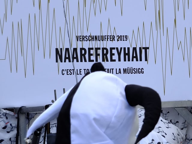 Laterne mit Schriftzug Narrenfreiheit