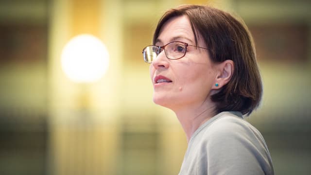 Regula Rytz, Parteipräsidentin der Grünen. Regula Rytz, Parteipräsidentin der Grünen.