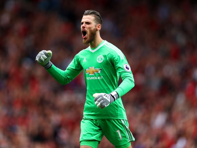 De Gea ballt die Faust uum Jubel
