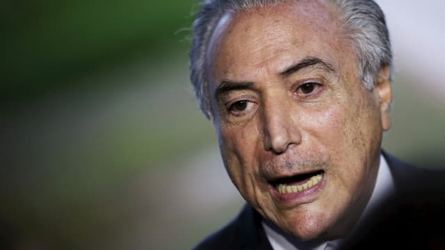 Porträt Michel Temer. Porträt Michel Temer.