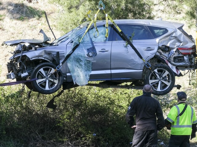 Das Auto von Tiger Woods. Das Auto von Tiger Woods.
