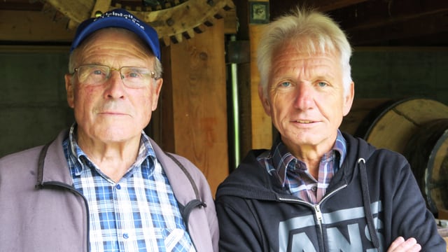 Porträt zweier Mitglieder der Heimatkundlichen Vereinigung Giswil: Gregor Halter und Ludwig Degelo. Porträt zweier Mitglieder der Heimatkundlichen Vereinigung Giswil: Gregor Halter und Ludwig Degelo.