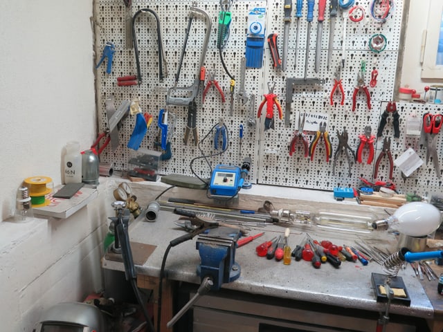 Kleine Werkstatt. Kleine Werkstatt.