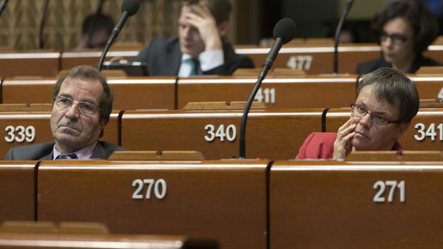 Liliane Maury Pasquier im Europarat. Liliane Maury Pasquier im Europarat.