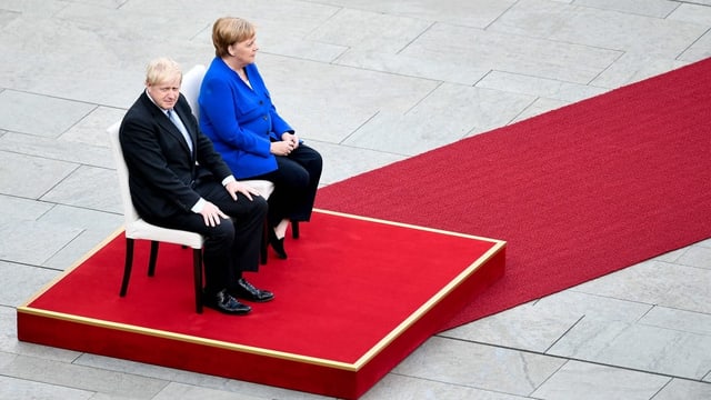 Boris Johnson und Angela Merkel Boris Johnson und Angela Merkel