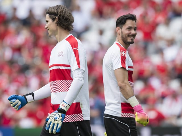 Marwin Hitz und Roman Bürki Marwin Hitz und Roman Bürki